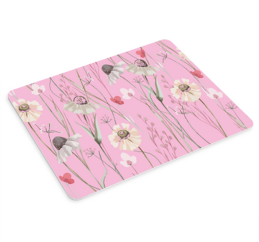 Tapetes de rato originais Padrão de cores pastel rosa - TenStickers