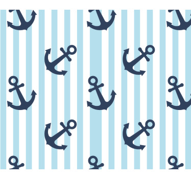 Lacivert dikey çizgili desen fare altlığı - TenStickers