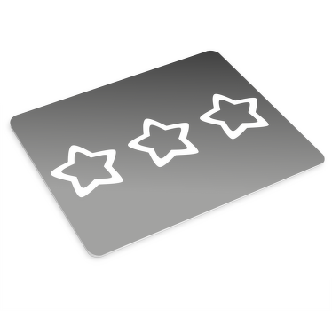 Metal star gradient  original mouse pad - TenStickers