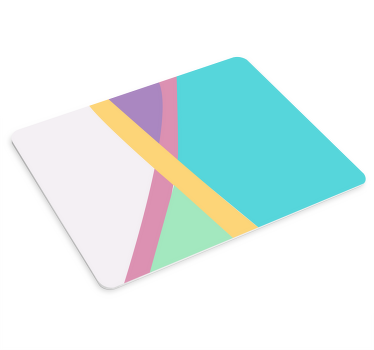 Colourful background colour blocks mousepad - TenStickers