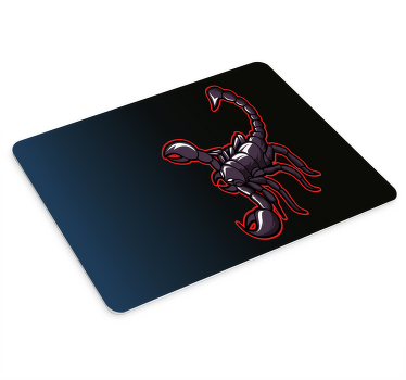 Tapetes de rato de gaming Escorpião vermelho - TenStickers