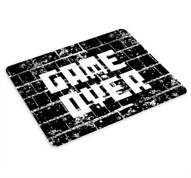 Tapetes de rato de gaming Jogo de graffiti acabado - TenStickers