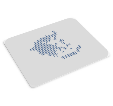 χαλάκι ποντικιού χάρτης του κόσμου αφηρημένη σχηματική Ελλάδα - TenStickers