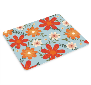 Mauspad muster blumenmuster arrangement - TenStickers