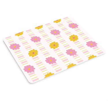 Juostelės su gėlėmis pelės kilimėlių raštai - „Tenstickers“