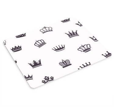 Kroonpatroon stippen patronen muismat - TenStickers