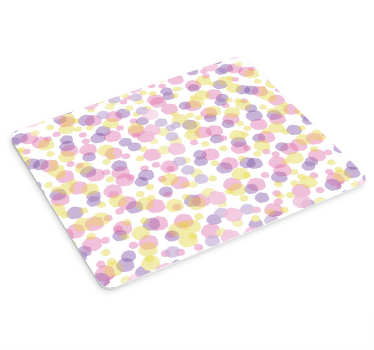 Mauspad originell Pastell aquarell tupfen - TenStickers