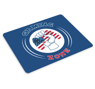 USA flag game controllers gaming mouse pad - TenStickers