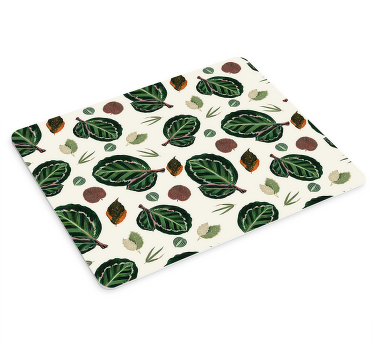 Maranta verde manchas vermelhas tapete de rato original - TenStickers