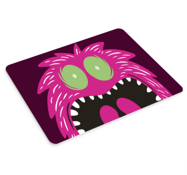 Monster with light eyes gaming mouse pad - TenStickers