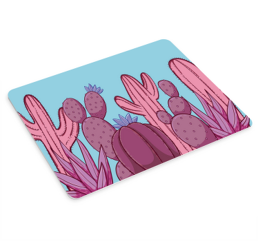 Colorful Cactus Collection original mouse pad - TenStickers