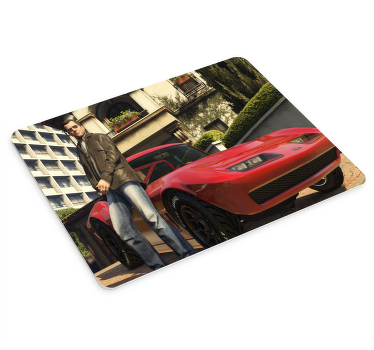 Alfombrilla gaming xxl Hombre elegante gta - TenVinilo