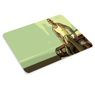 GTA Latin Guy gaming mouse pad - TenStickers