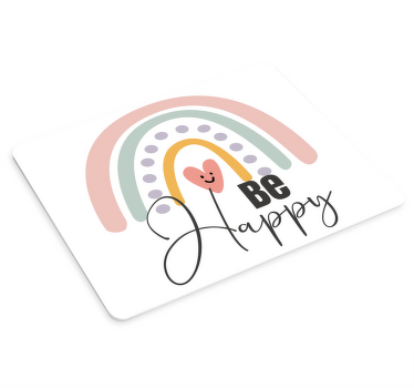 Colorful Rainbow Message original mouse pad - TenStickers