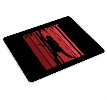 Mousepad silueta de musico - TenVinilo