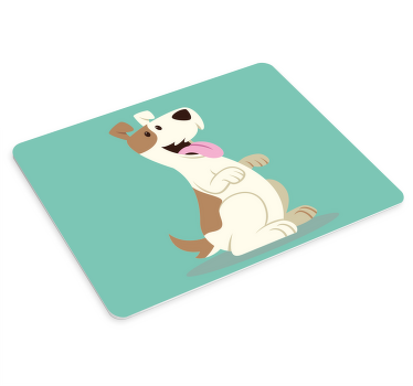 卡通狗站立原版鼠标垫 - TenStickers