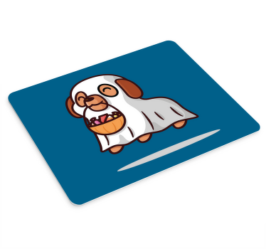 Alfombrilla ratón original Fantasma de perro de dibujos animados - TenVinilo