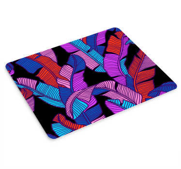 Mouse pad patterns lively leaf design - TenStickers