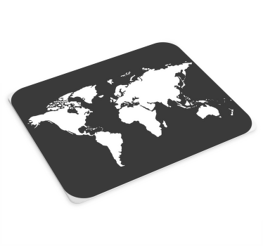 Simple world map original mousepad - TenStickers