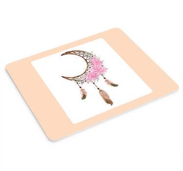 Alfombrilla ratón original Atrapasueños con flores - TenVinilo