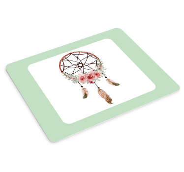 Originální podložka pod myš lapač snů s růžemi - TenStickers