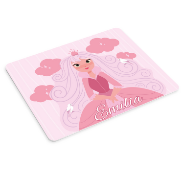 이름이 있는 마우스 패드 판타지 캐릭터 일러스트 - TenStickers