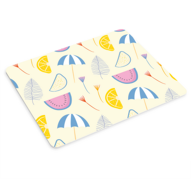 Görögdinnye és esernyők pasztell több egérpad - TenStickers