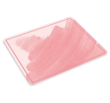 Trazos de pintura de color salmón más alfombrillas de ratón - TenVinilo