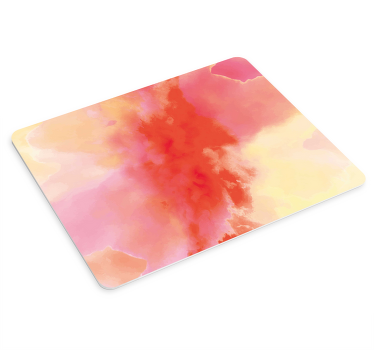 マウスパッド パターン カラフルな抽象渦巻き - TENSTICKERS