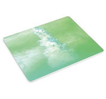 Abstrakt grøn sky original musemåtte - TenStickers