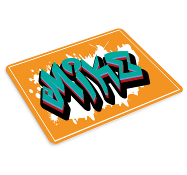 Vild stil konge graffiti personlig musemåtte - TenStickers