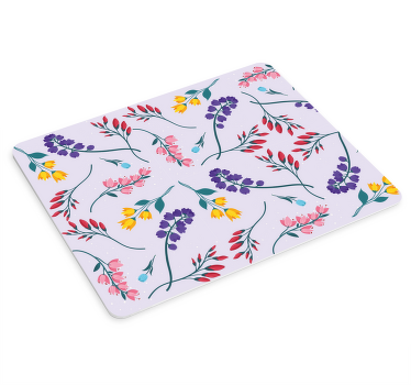 Garden minimalistic botanical flowers  mousepads - TenStickers