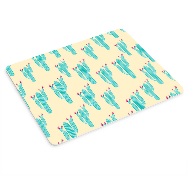 Pastellivärinen kaktus Alkuperäinen hiirimatto - Tenstickers