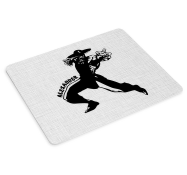 Original Ninja monocolor design mouse mat - TenStickers