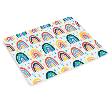 Alfombrilla ratón original Muchos arcoiris de colores - TenVinilo