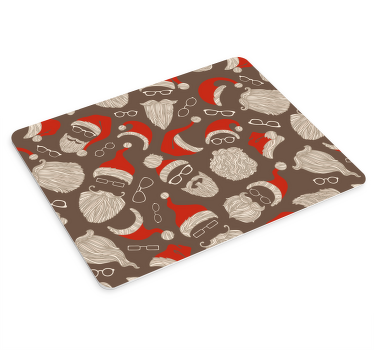 Santa Claus face pattern Christmas mousepad - TenStickers