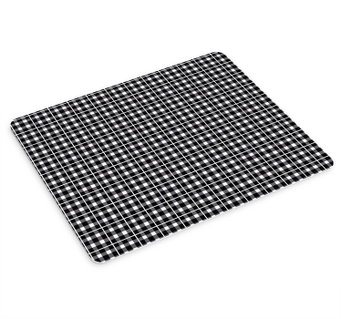 Mouse pad patterns classic black check - TenStickers