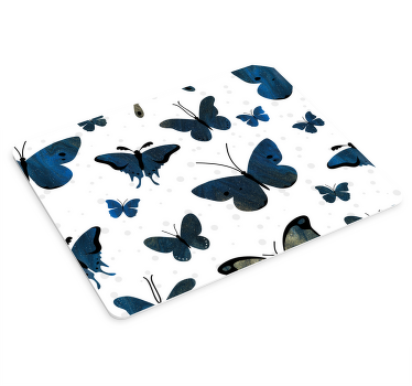 Mauspad Muster elegantes schmetterlingsmuster - TenStickers