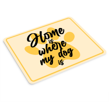 Hjem er hvor min hund er citater musemåtte citater - TenStickers