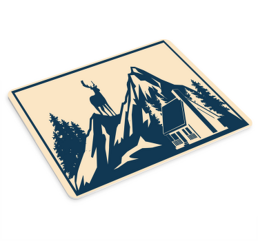 Oryginalna podkładka pod mysz malownicze góry - TenStickers