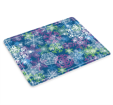 Mousepad de crăciun iluminat cu fulgi de zăpadă - TenStickers