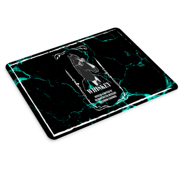 Dark label style pattern original mouse pad - TenStickers