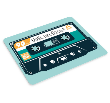 80'er kassettebånd personlig musemåtte - TenStickers
