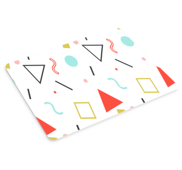 Pattern of colors and funny geometric mouse pad - TenStickers