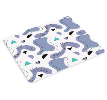 Memphis renk modeli beyaz orijinal mouse pad - TenStickers