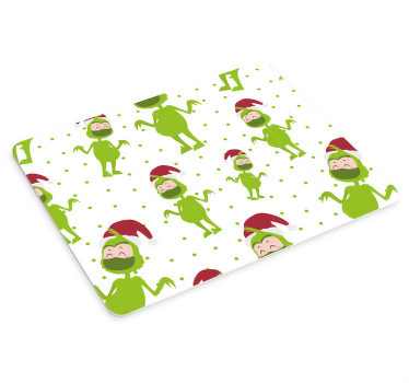 Feliz navidad con máscara cara alfombrilla ratón - TenVinilo