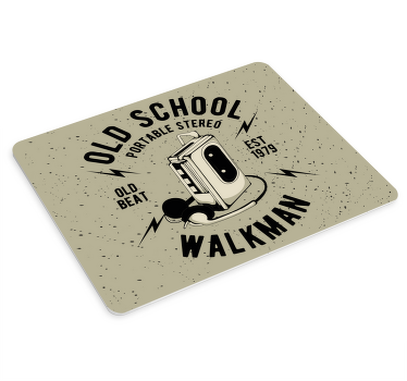 Walkman cartoon design more mousepads - TenStickers