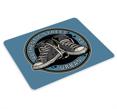 80s converse shoes illustration  more mousepads - TenStickers