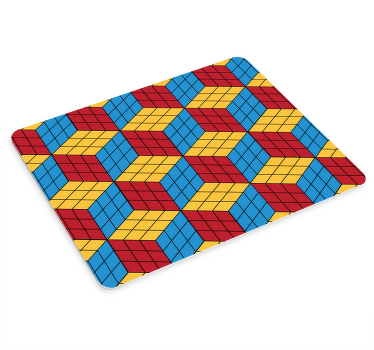 Rubik cube original pattern more mousepads - TenStickers