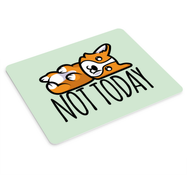 Søt hund motiverende sitat musematte original - Tenstickers